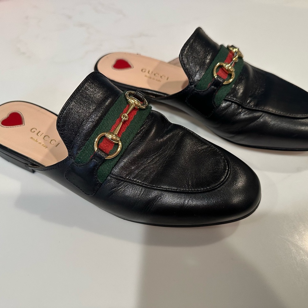 Gucci Women’s Princetown Leather Shoes